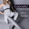 Gabriella Hosiery Black Micro Satine 100 Denier Tights 1 Gabriella Hosiery Black Micro Satine 100 Denier Tights