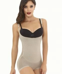 Cocoon Shapewear Beige Thermal Abdomen Slimmer Bodysuit Lingerie