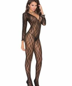 Elegant Moments USA Long Sleeve Body Stocking