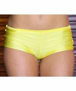 J Freemans Lingerie Yellow Ladies Boy Shorts