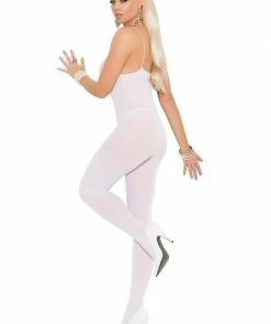 Elegant Moments USA Hosiery Opaque White Body Stocking