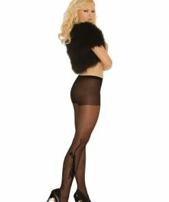 Elegant Moments USA Tiger Print Tights Hosiery