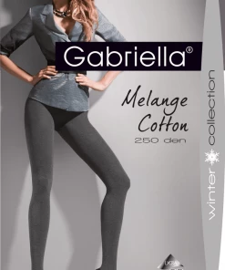 Gabriella 250 Denier Cotton Tights Hosiery