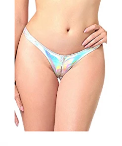 Patrice Catanzaro France Lingerie Hologram Vinyl Thong