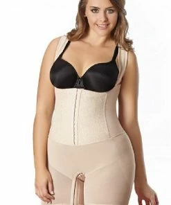 Cocoon Shapewear Cocoon 4500 Plus Size Open-Bust Mid-Thigh Bodysuit