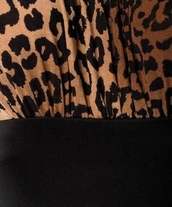 Belsira Clothing Vintage Pencil Dress Black With Leopard 9 Belsira Clothing Vintage Pencil Dress Black With Leopard