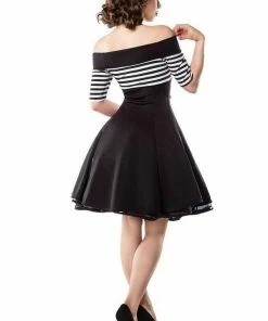 Belsira Shoulder Free Vintage Dress