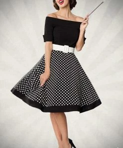 Belsira Clothing Vintage Polka-Dot Dress