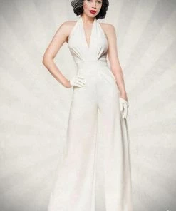 Belsira Clothing White Vintage Jumpsuit