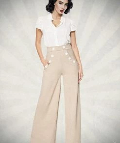 Belsira Marlene Trousers Beige