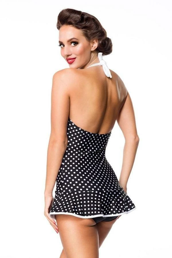 Belsira Plus Size Vintage Halter Pinup Swimsuit 4 Belsira Plus Size Vintage Halter Pinup Swimsuit