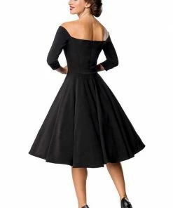 Belsira Off The Shoulder Vintage Dress Clothing