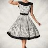 Belsira Clothing Polka Dot Swing Dress