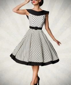 Belsira Clothing Polka Dot Swing Dress