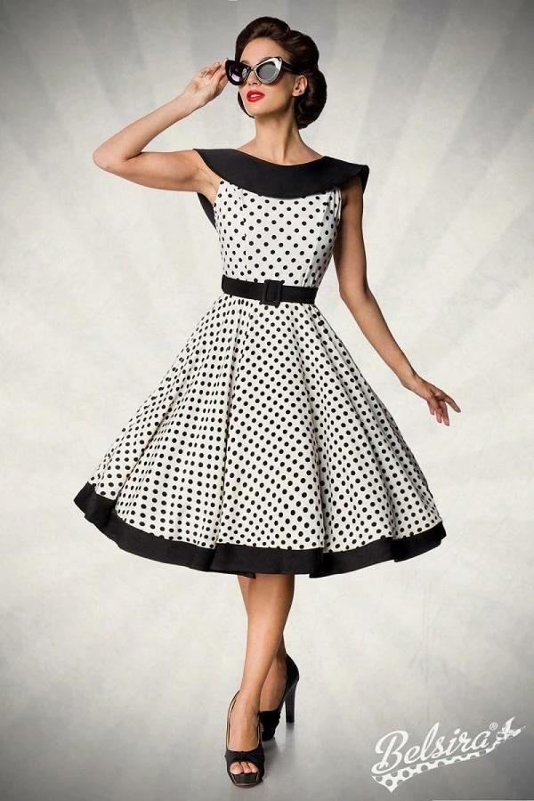 Belsira Clothing Polka Dot Swing Dress 3 Belsira Clothing Polka Dot Swing Dress