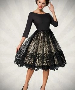 Belsira Premium Lace Swing Dress Clothing