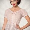 Belsira Clothing Vintage Transparent Blouse Pink