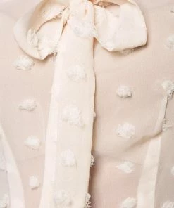 Belsira Vintage Transparent Blouse Cream 9 Belsira Vintage Transparent Blouse Cream
