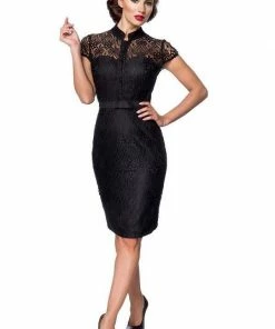 Belsira Lace Vintage Pencil Dress