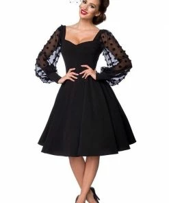 Belsira Plus Size Black Swing Dress 50202 10 Belsira Plus Size Black Swing Dress 50202