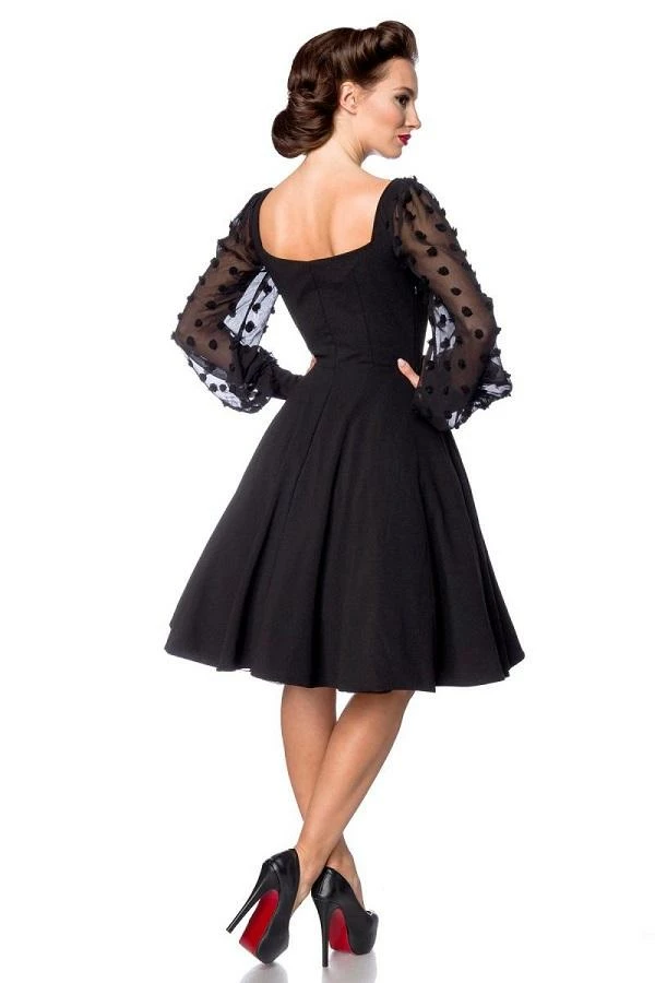 Belsira Plus Size Black Swing Dress 50202 4 Belsira Plus Size Black Swing Dress 50202