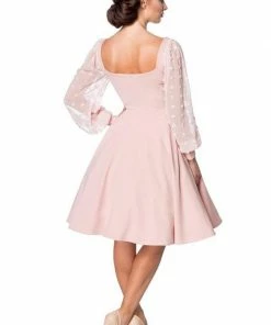 Belsira Dresses Pink Swing Dress 50202