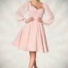 Belsira Dresses Pink Swing Dress 50202