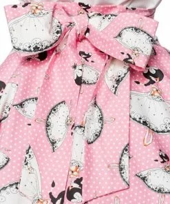 Belsira Clothing Pink Printed Vintage Skirt 12 Belsira Clothing Pink Printed Vintage Skirt