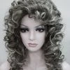 Flirtywomen Spiral Curl Grey Mix Wig Wigs