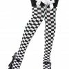Smiffys Costumes Black And White Check Socks