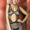 Chilirose Lingerie Poland Fishnet Provocative Lingerie Mini Dress Lingerie Dresses