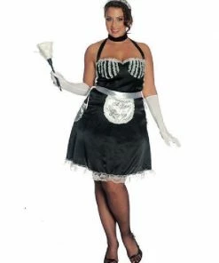Seven 'til Midnight French Maid Plus Size Fancy Dress Costume