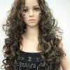 Flirtywomen Medium Brown Long Spiral Curl Wig 9369 Wigs