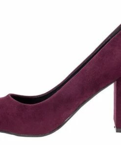Andres Machado Halloween Retro Burgundy Suede Dress Up Shoes