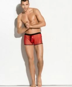 Me Seduce Men`s Red Agustin Boxers Mens Clothing And Lingerie