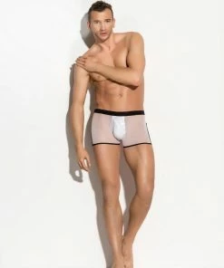 Me Seduce Mens Clothing And Lingerie Men`s White Agustin Boxers