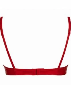 Patrice Catanzaro France Annabelle Red Vinyl Open Bra Bras