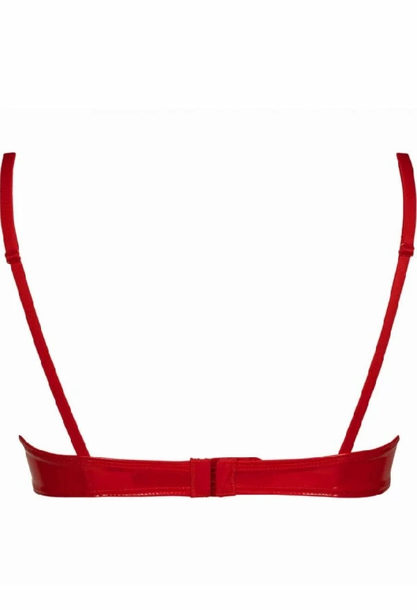 Patrice Catanzaro France Annabelle Red Vinyl Open Bra Bras 4 Patrice Catanzaro France Annabelle Red Vinyl Open Bra Bras