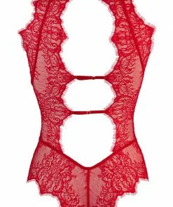 Axami Lingerie Sheer Lace Teddy V-9590