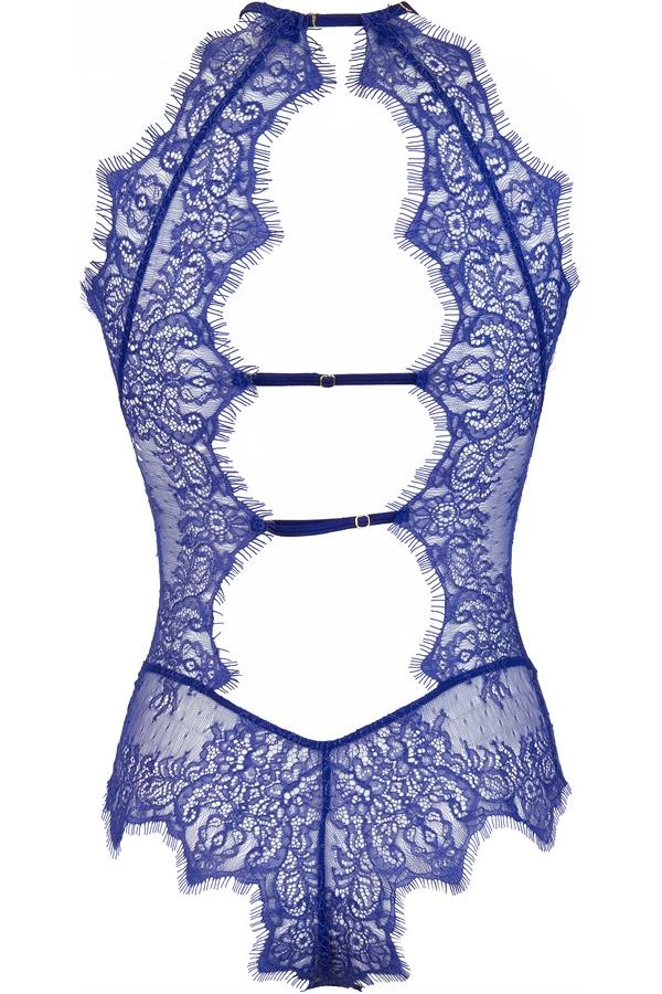 Axami Lingerie Sheer Lace Teddy V-9600 5 Axami Lingerie Sheer Lace Teddy V-9600