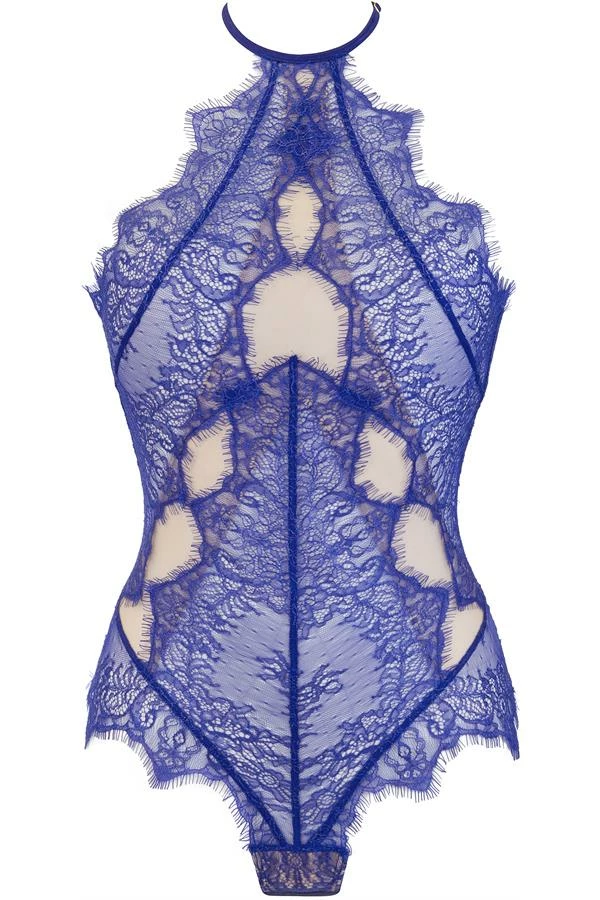 Axami Lingerie Sheer Lace Teddy V-9600 6 Axami Lingerie Sheer Lace Teddy V-9600