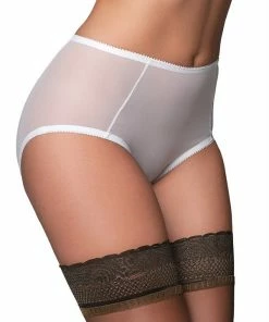 Nylon Dreams Lingerie Sheer Mesh Pink Knickers NDBSK