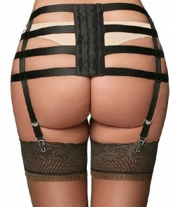 Nylon Dreams 6 Strap Suspender Belt NDBTP6 11 Nylon Dreams 6 Strap Suspender Belt NDBTP6