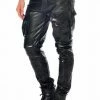 Patrice Catanzaro France Faux Leather Men`s Jeans Bronn Mens Clothing And Lingerie