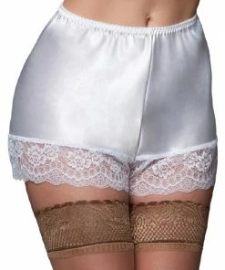 Nylon Dreams White Cami Knickers