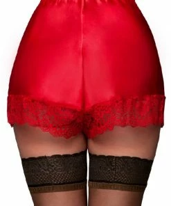 Nylon Dreams Lingerie Red Cami Knickers