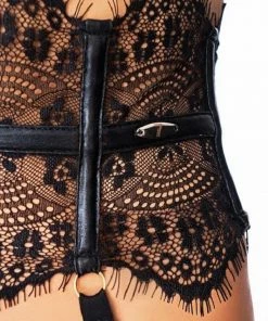 7 Th Heaven Lingerie Garter Belt And Stockings Campana