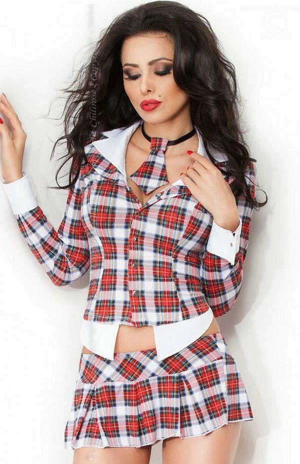 Chilirose Lingerie Poland Costumes Schoolgirl 5 Piece Fancy Dress Set 5 Chilirose Lingerie Poland Costumes Schoolgirl 5 Piece Fancy Dress Set