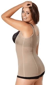 Cocoon Shapewear Plus Marine Algae Braless T-Shirt Beige Lingerie