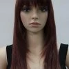 Flirtywomen Dark Auburn Red Wig Wigs